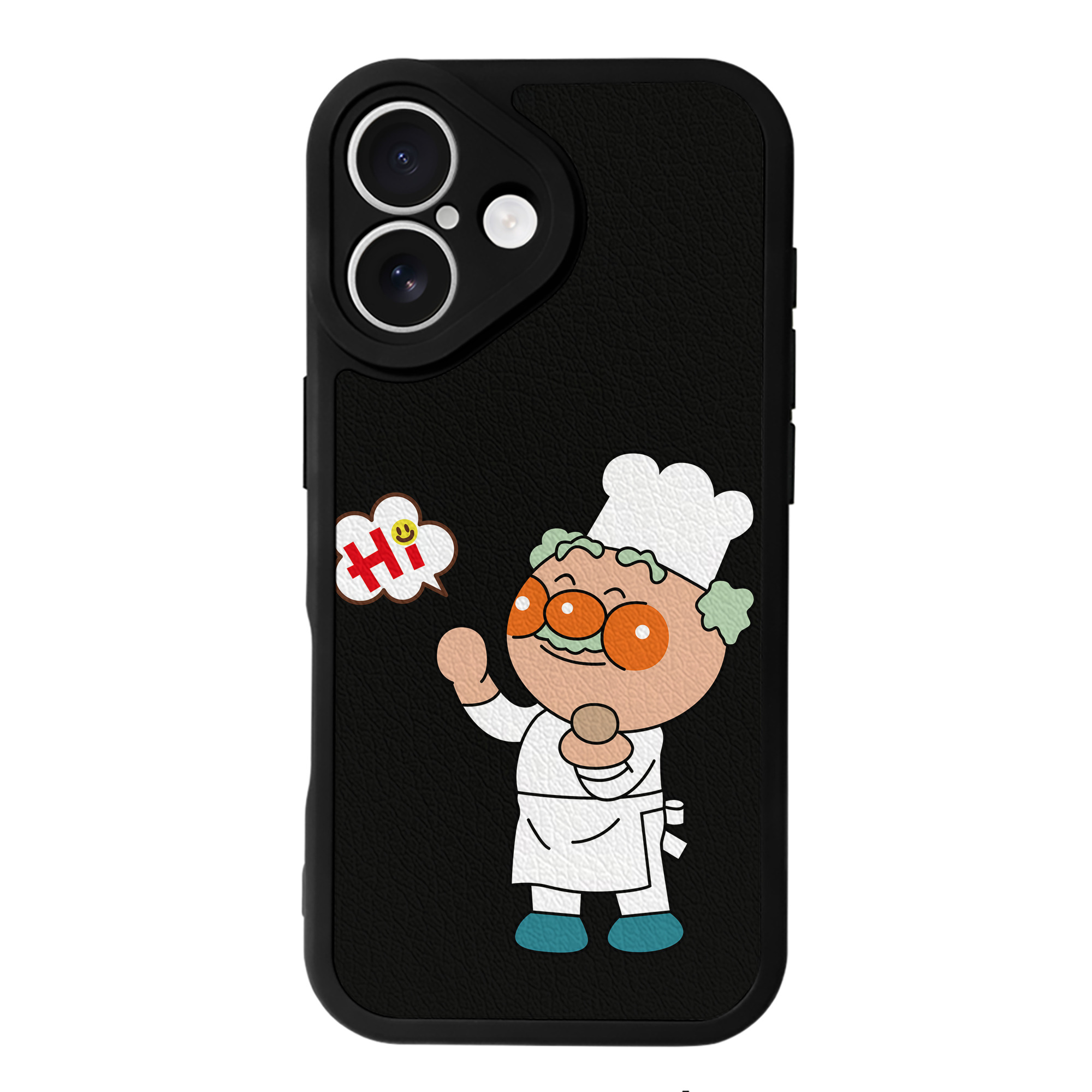 （画像用） アンパンマン Anpanman 【iPhone 16シリーズ対応】シリコンスマホケース（レザー調） 材質：シリコン